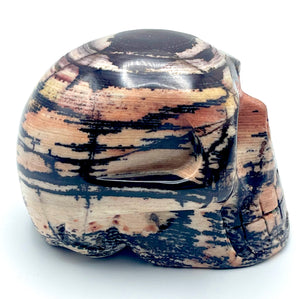 Njuni Jasper Skull side view 